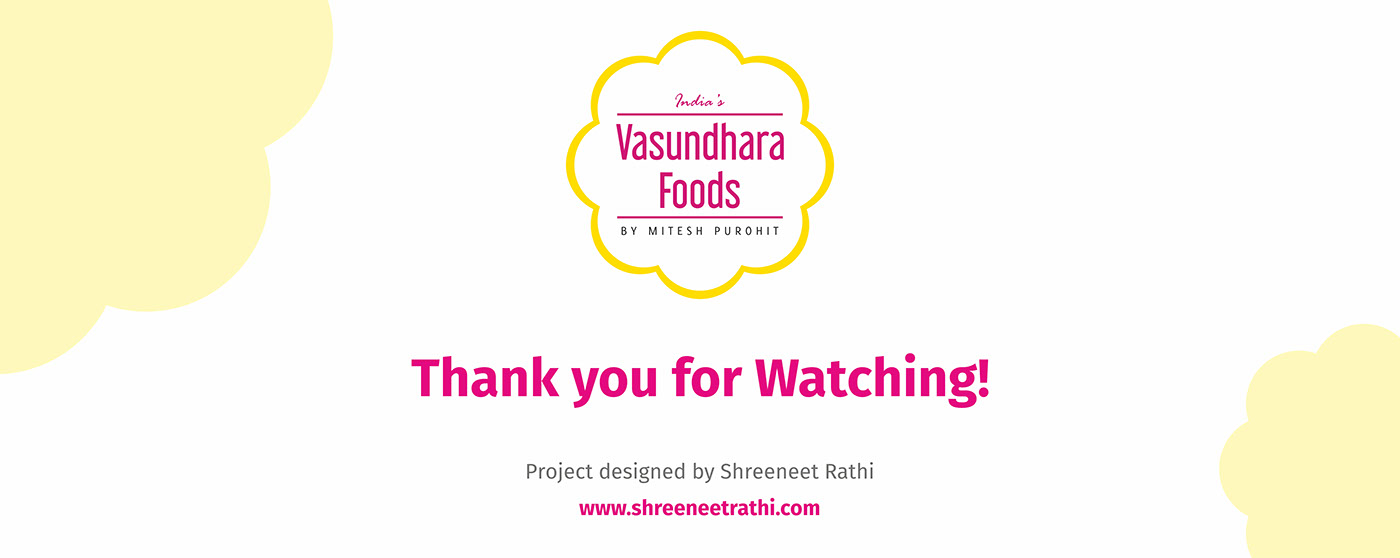 Vasundhara Foods Shreeneet Rathi Design