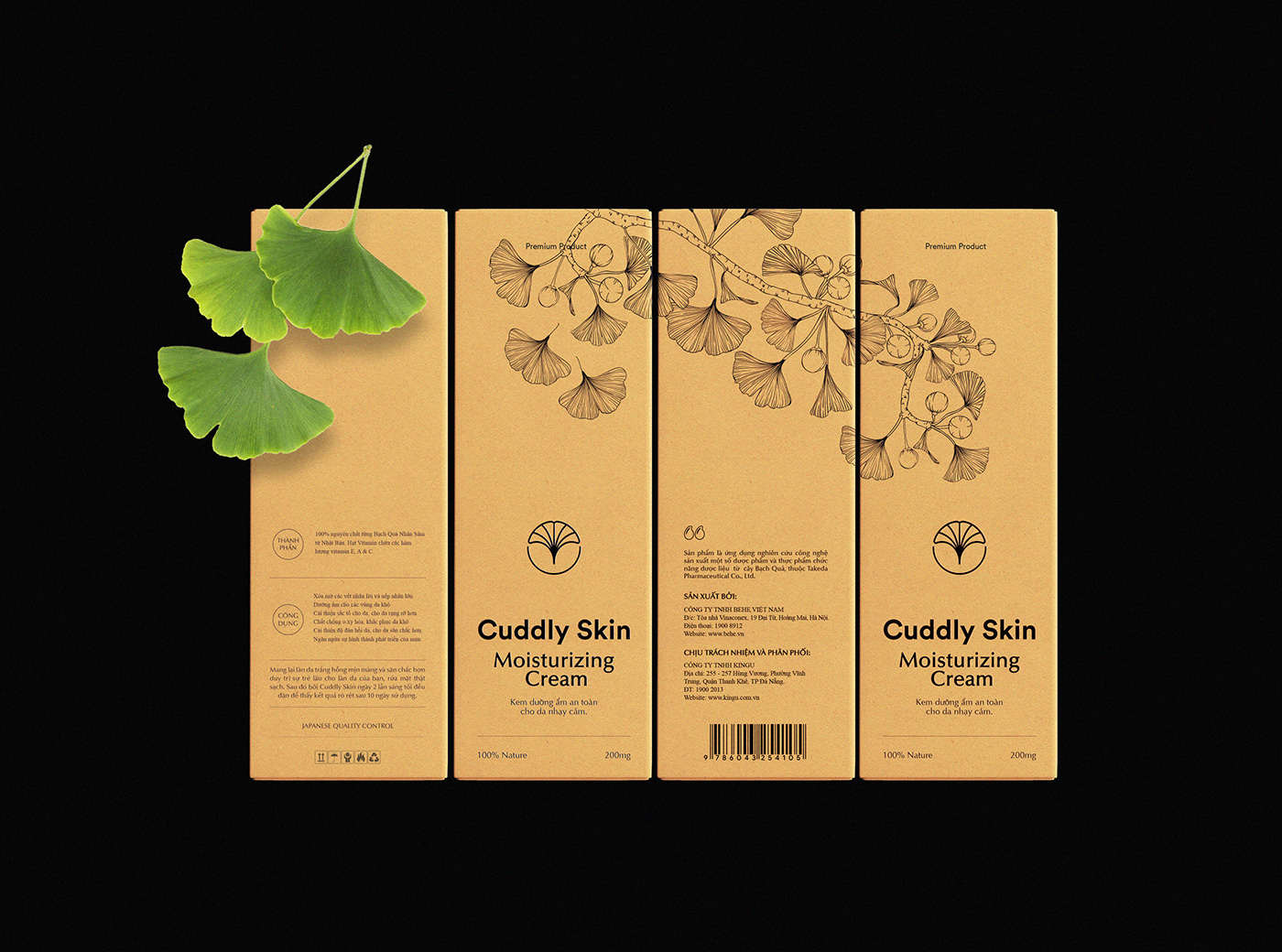 box Label package Packaging packaging design skincare concept label design graphic design  Vietnam design