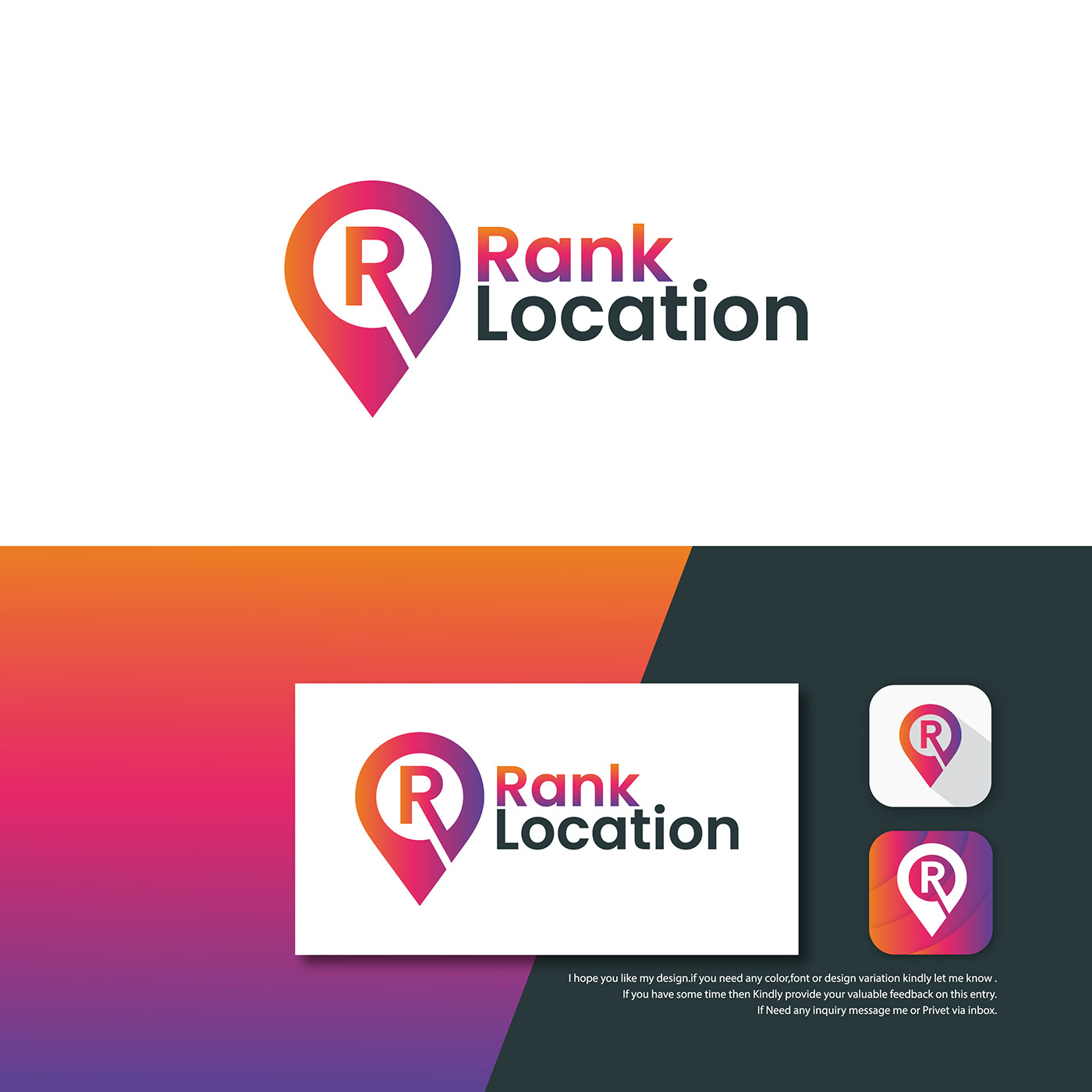 app icon design design presentation graphic design  Icon location logo Logo Design rank