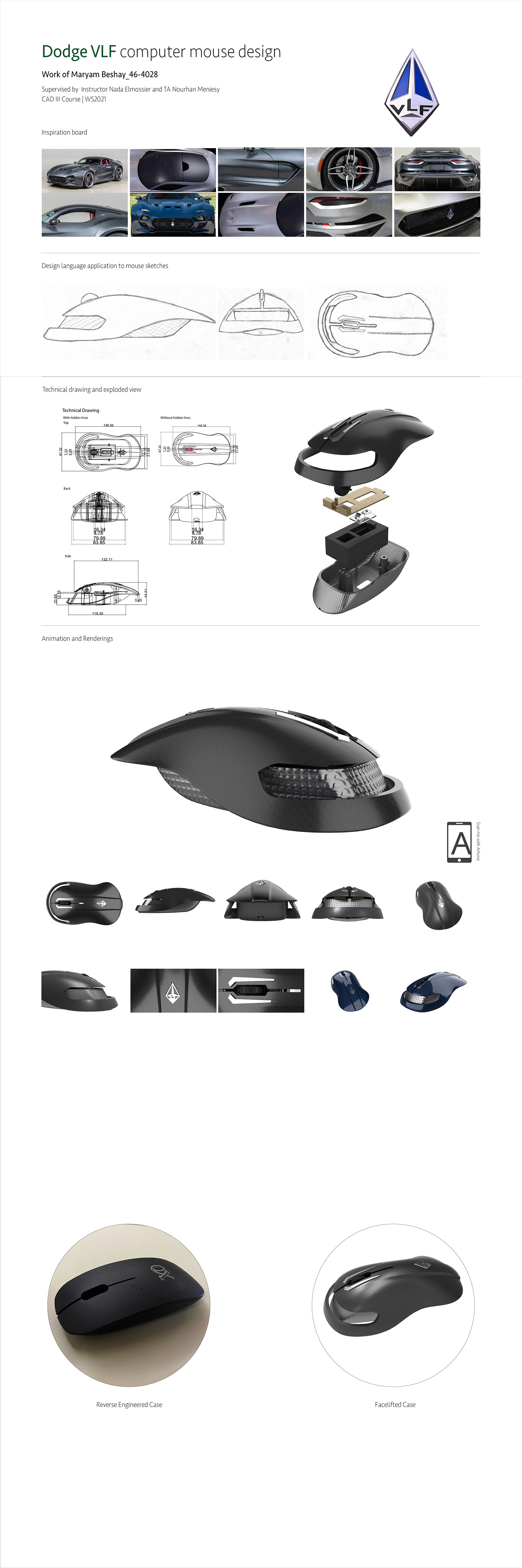 3d modeling design dodge mouse product design 