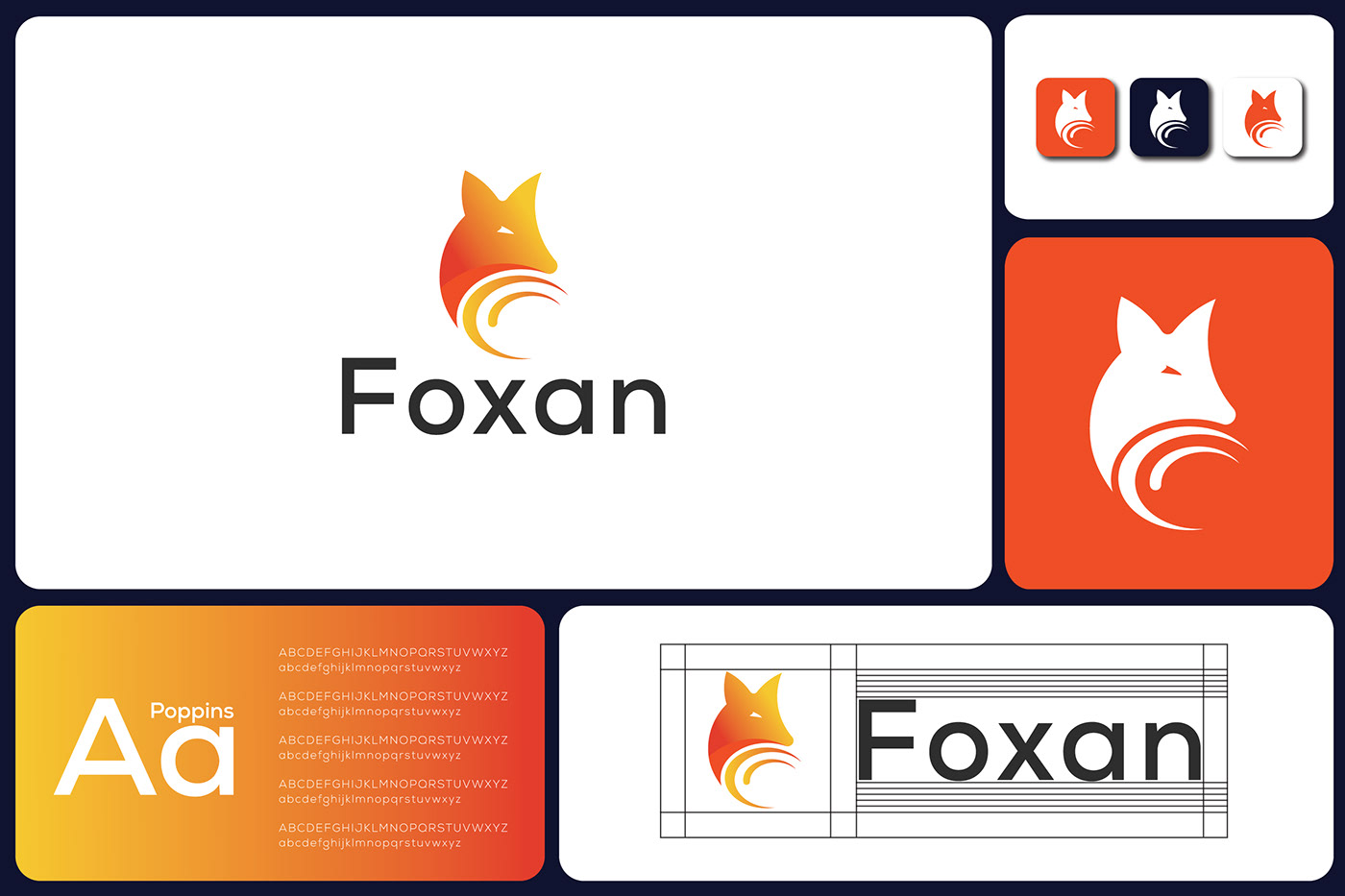 Fox Logo Fox Logos branding  brand identity Graphic Designer adobe illustrator designer fox logo branding Fox Logo Design FOXMARKETING LOGO