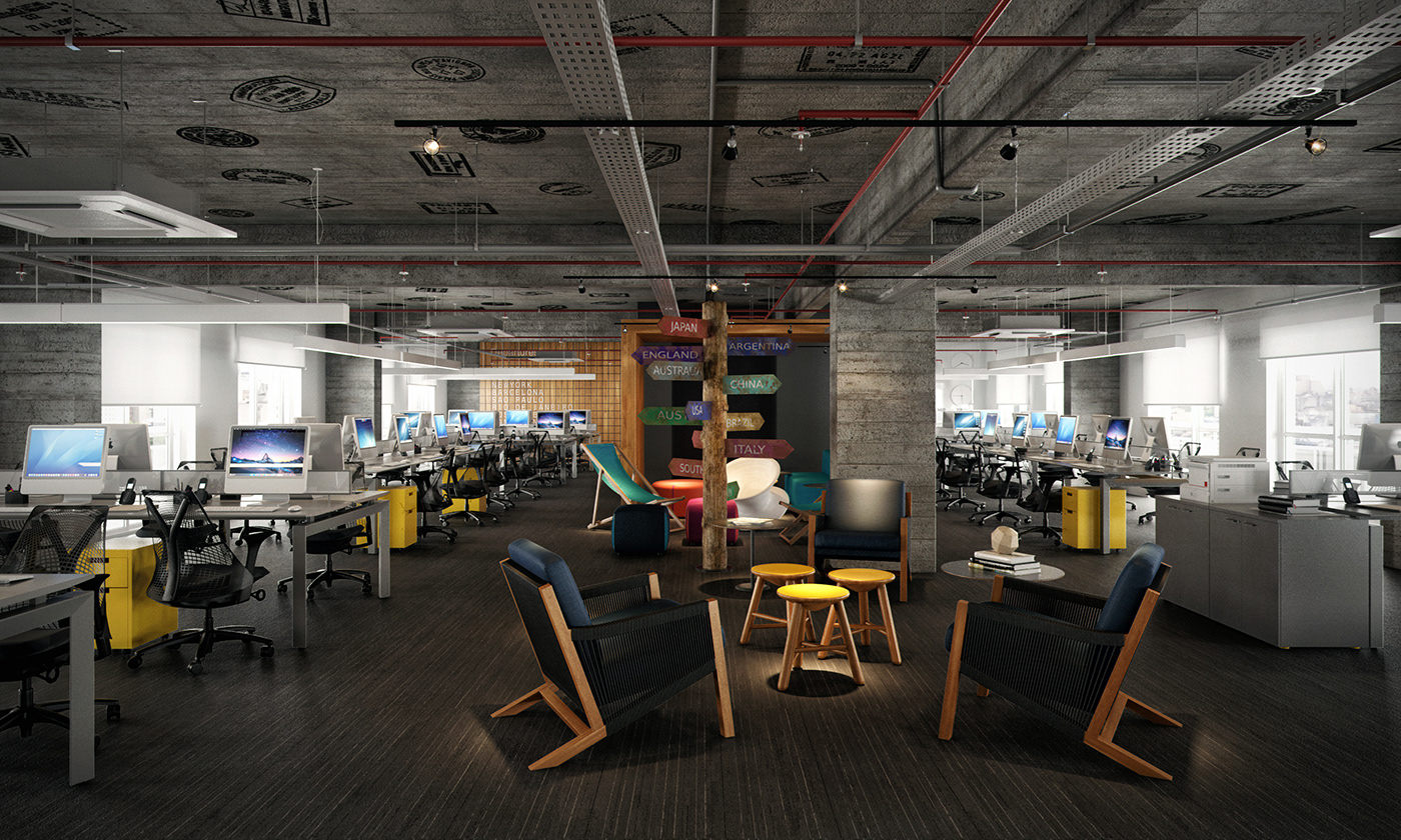 ARQUITETURA design jonas bernardi archviz 3D perspectiva 3D offices
