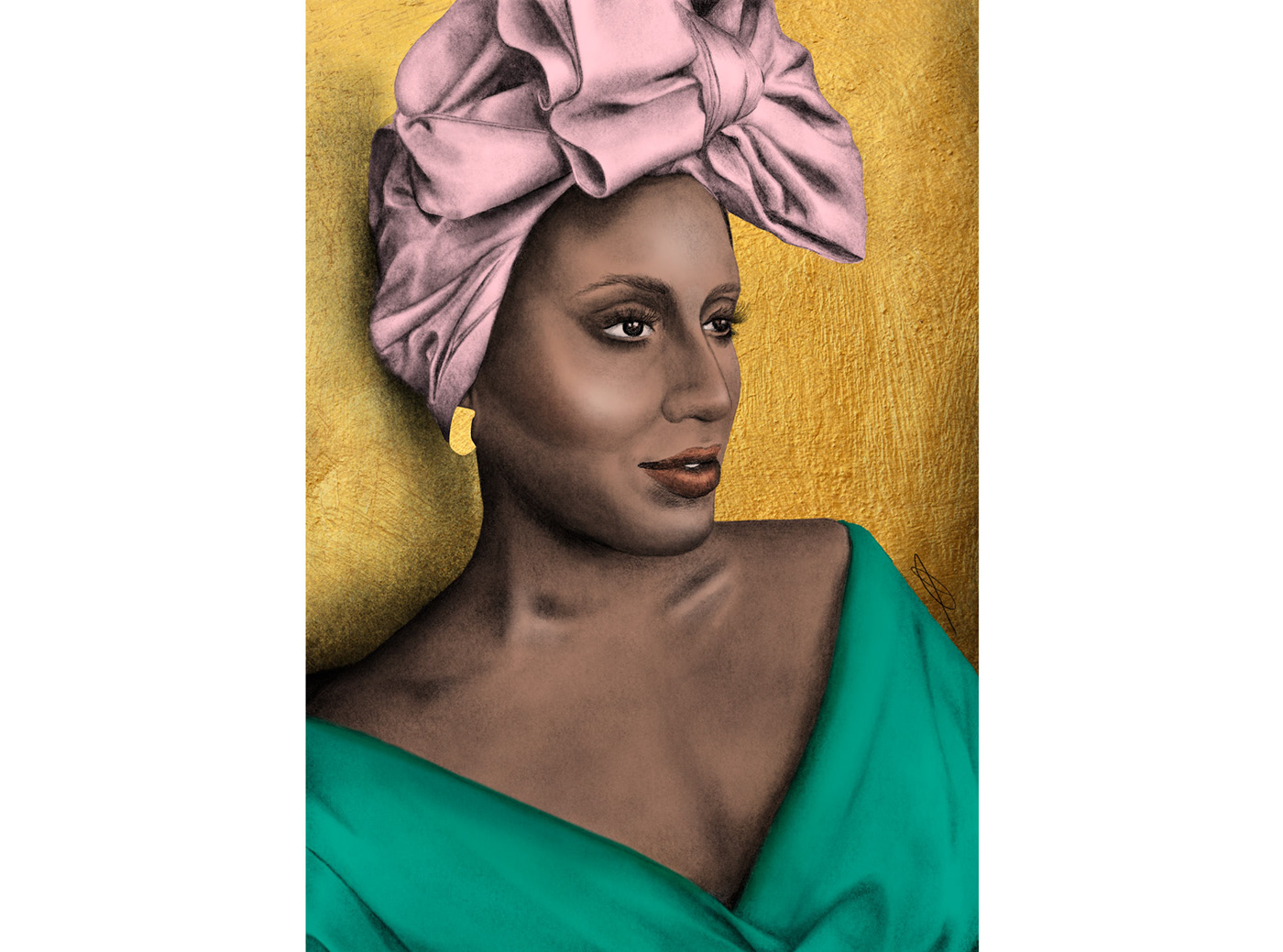 activist african american black black woman charcoal LGBTQ pencil portrait TRANS transgender