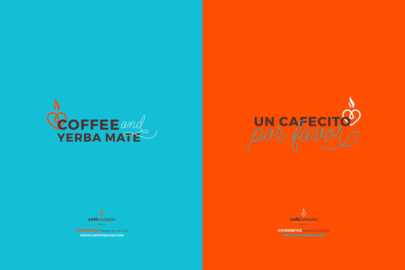 Coffee corazon branding  Logotype brand design identity logo coffee shop euforia