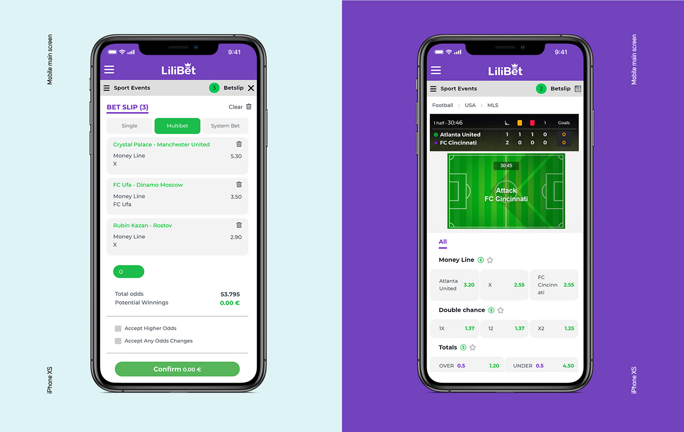 bet betting casino checkout design system gonzo JackPot mobile sports UI/UX