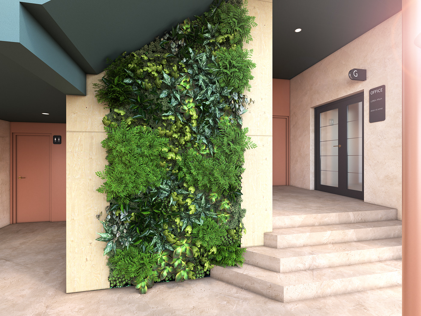 CGI vray architecture Render visualization archviz 3D exterior modern 3ds max