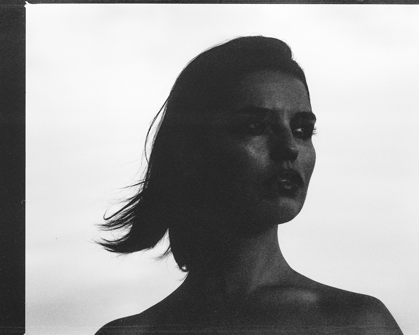 black and white film photography portrait Photography  Fashion  existentialism art direction 