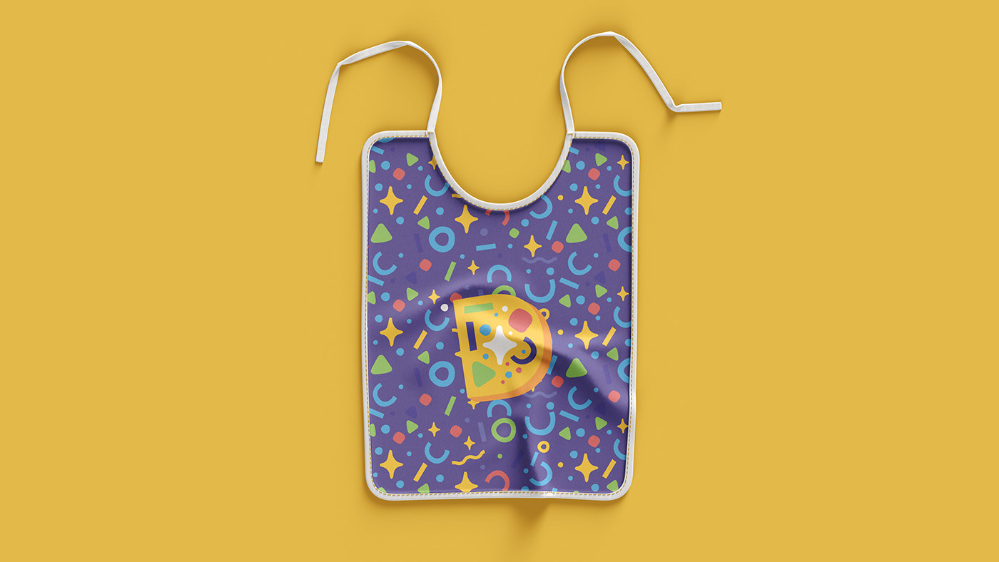 baby brand identity color escola kids pattern
