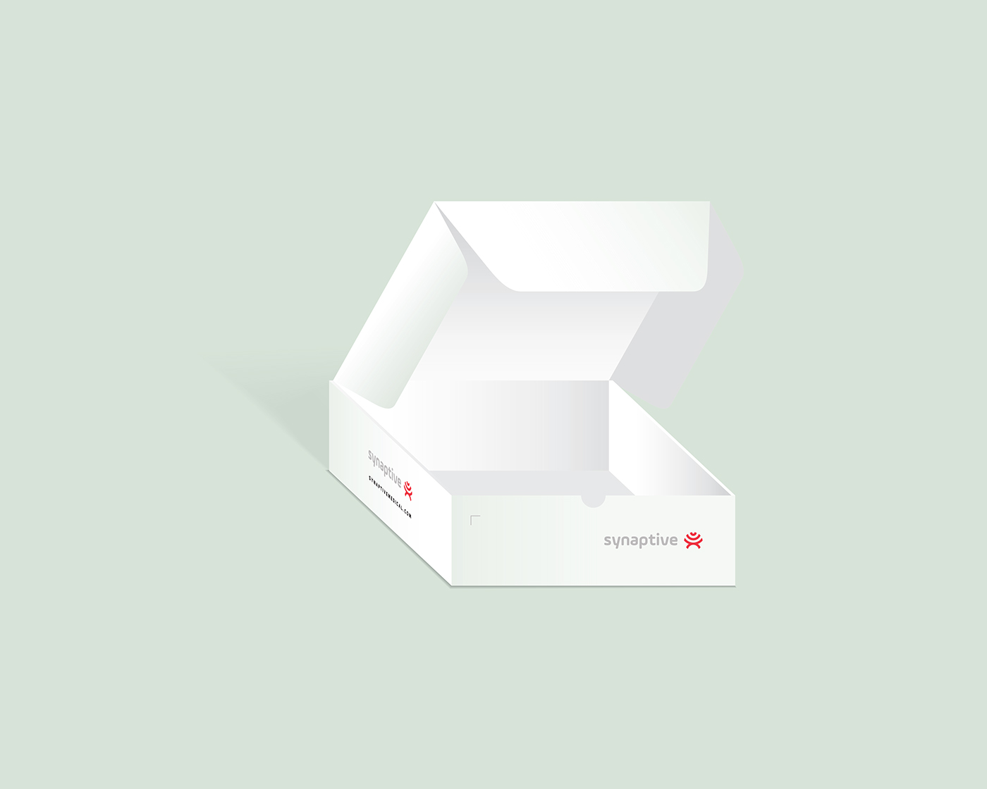 Double Wall Box gray green red Packaging branding 