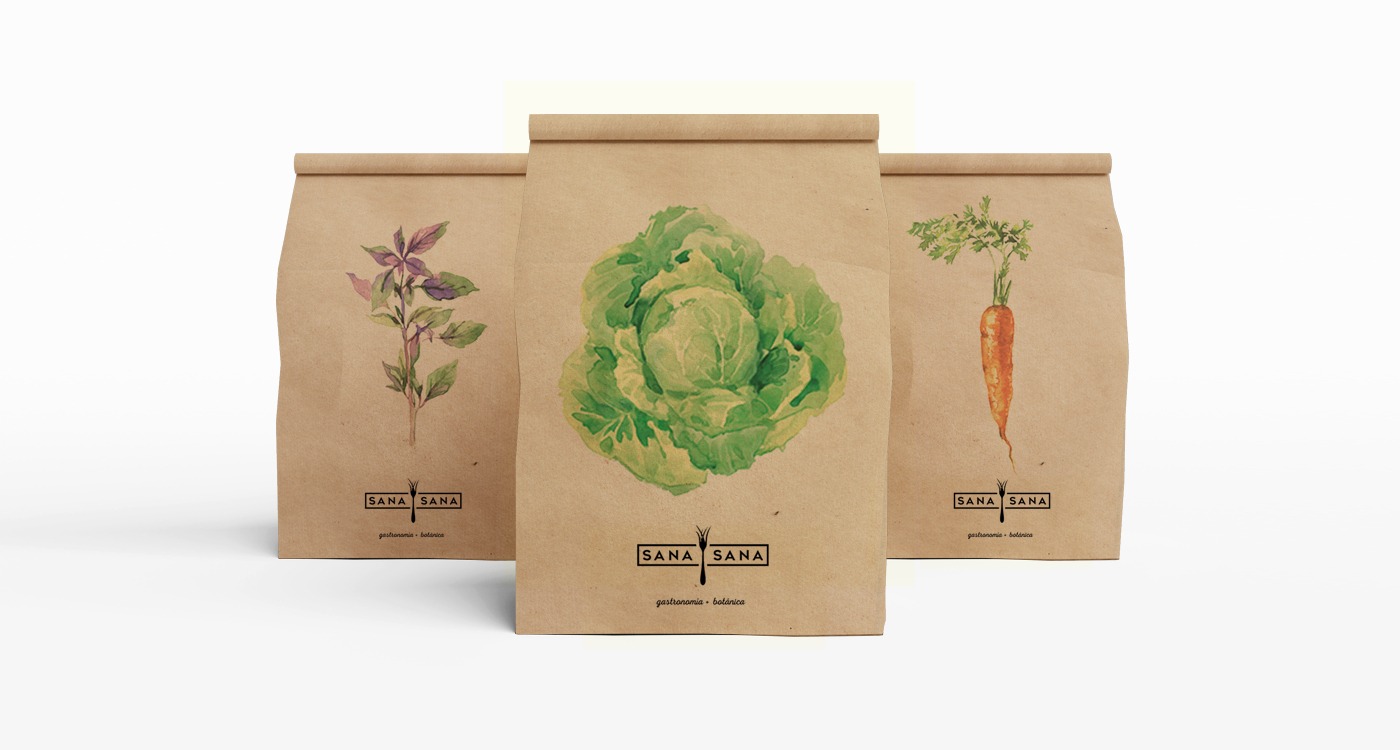 Vegetarian organic Costa Rica logo Corporate Identity Branding served feature 200 best packaging branding  fresh restaurant