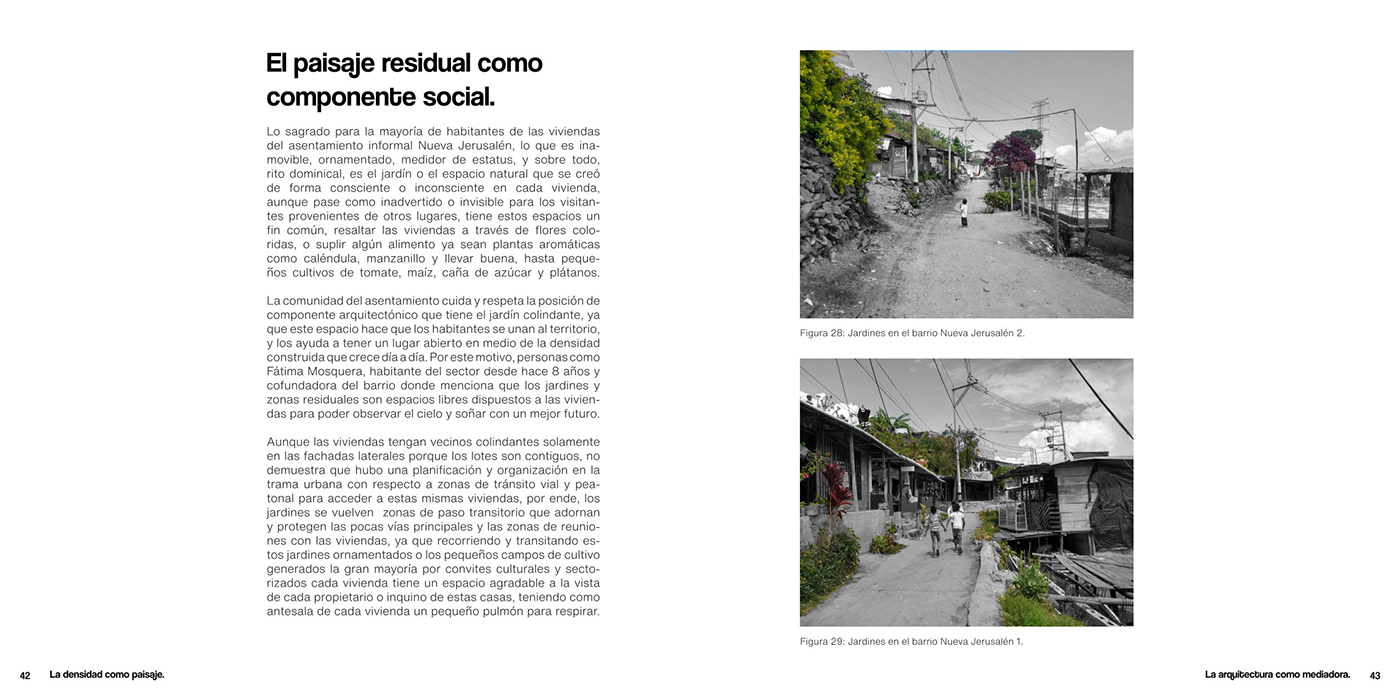 architecture arquitectura book editorial InDesign Landscape medellin paisaje tesis trabajo de grado