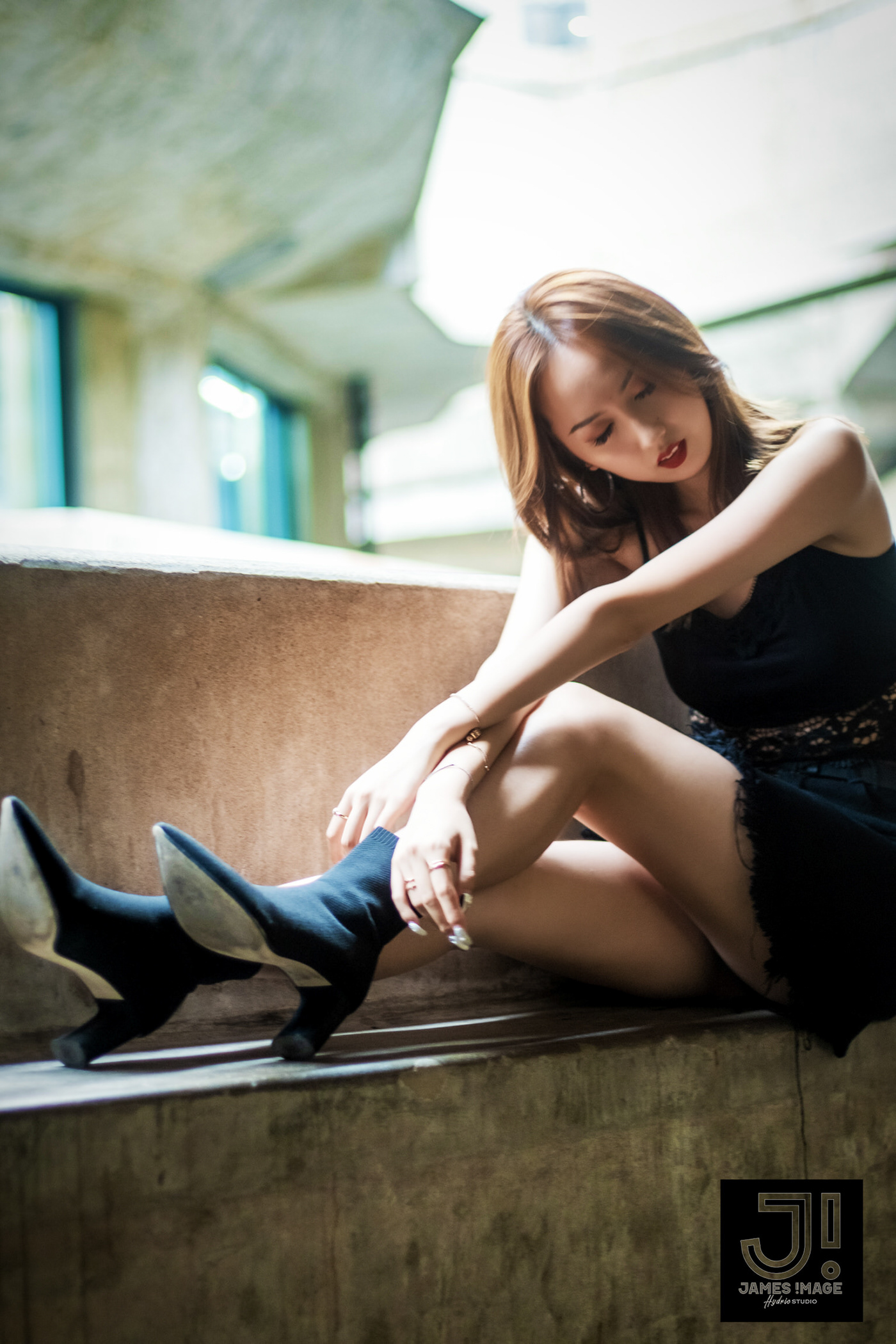 Fashion  girl legs model Photography  portrait sexy shanghai Style woman