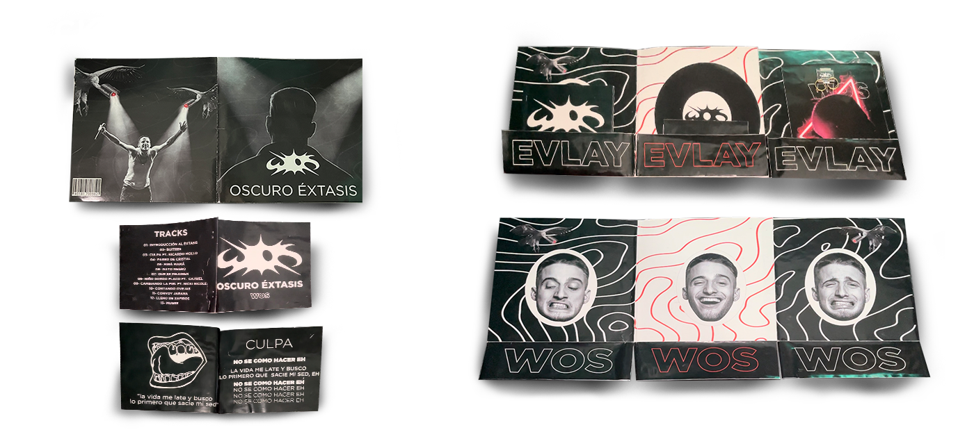 vinilo diseño gráfico packaging design Packaging design Graphic Designer wos music artwork Digital Art 