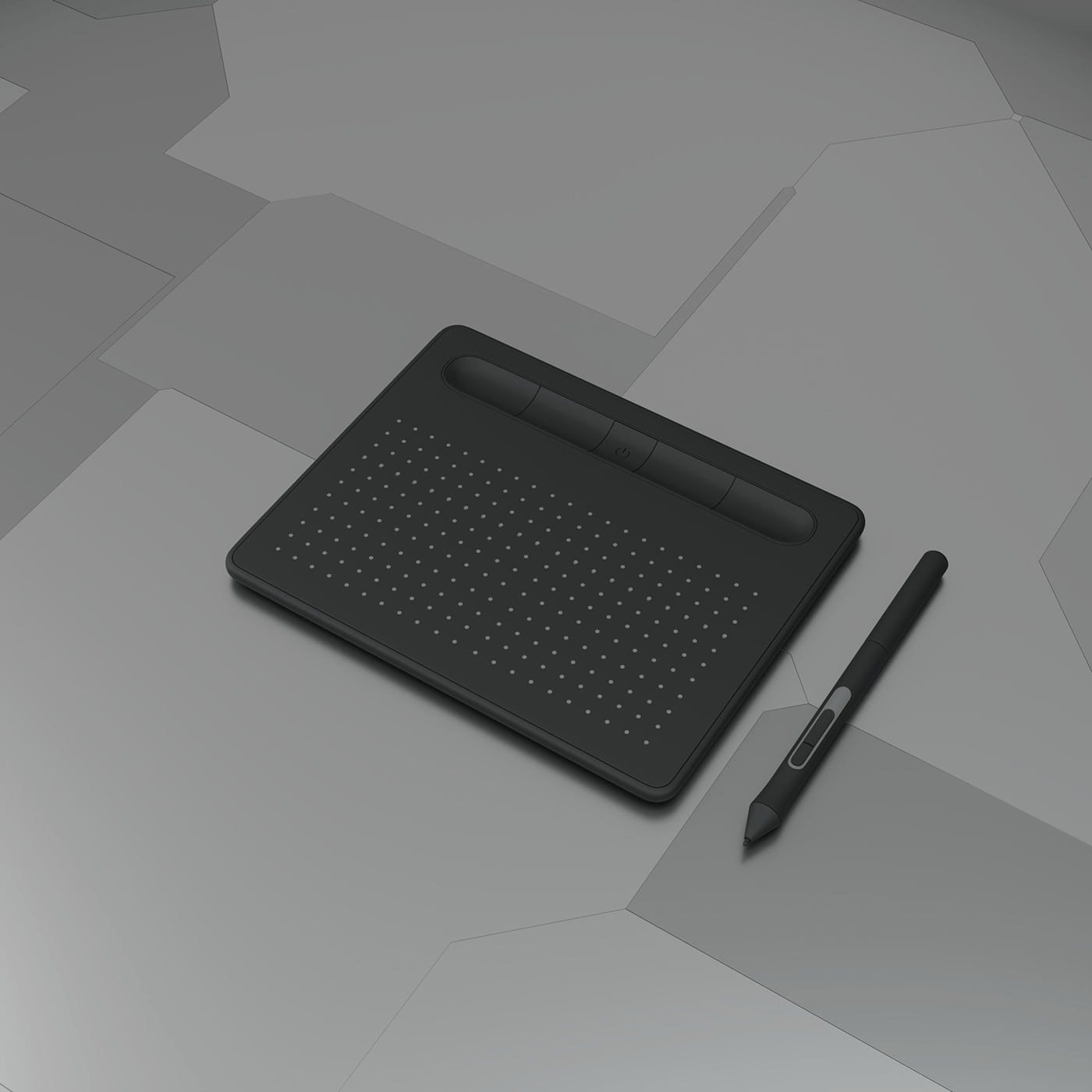 3d modeling wacom tablet  Maya Render 3D