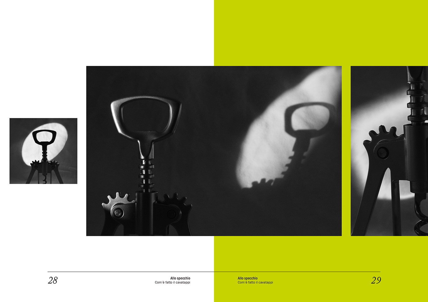 book corkscrew design InDesign industrial design  Layout magazine polimi politecnico di milano product design 