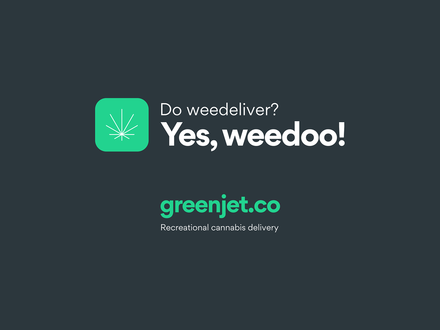 branding  logo ux UI cannabis weed marijuana green identity CBD