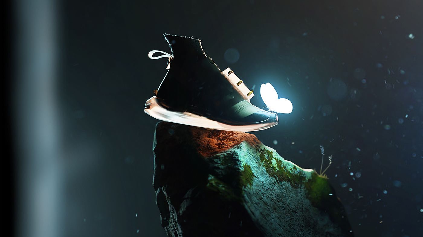 3D art direction  blender creative design Fashion  industrial design  shoes sneakers visualization