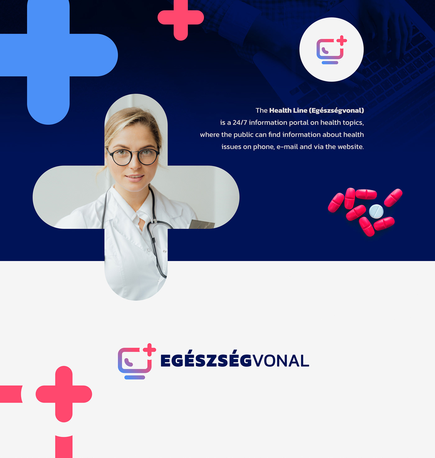 branding  doctor Health healthcare identity UI ui design visual identity Webdesign Website
