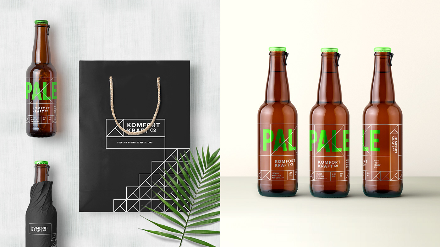 craft beer boutique branding food & drink bold logo brand identity handcraft Beer Packaging minimal design