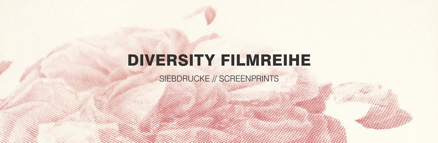 screenprint ILLUSTRATION  ink Drawing  silk screen poster film poster movie poster Diversity konstanz