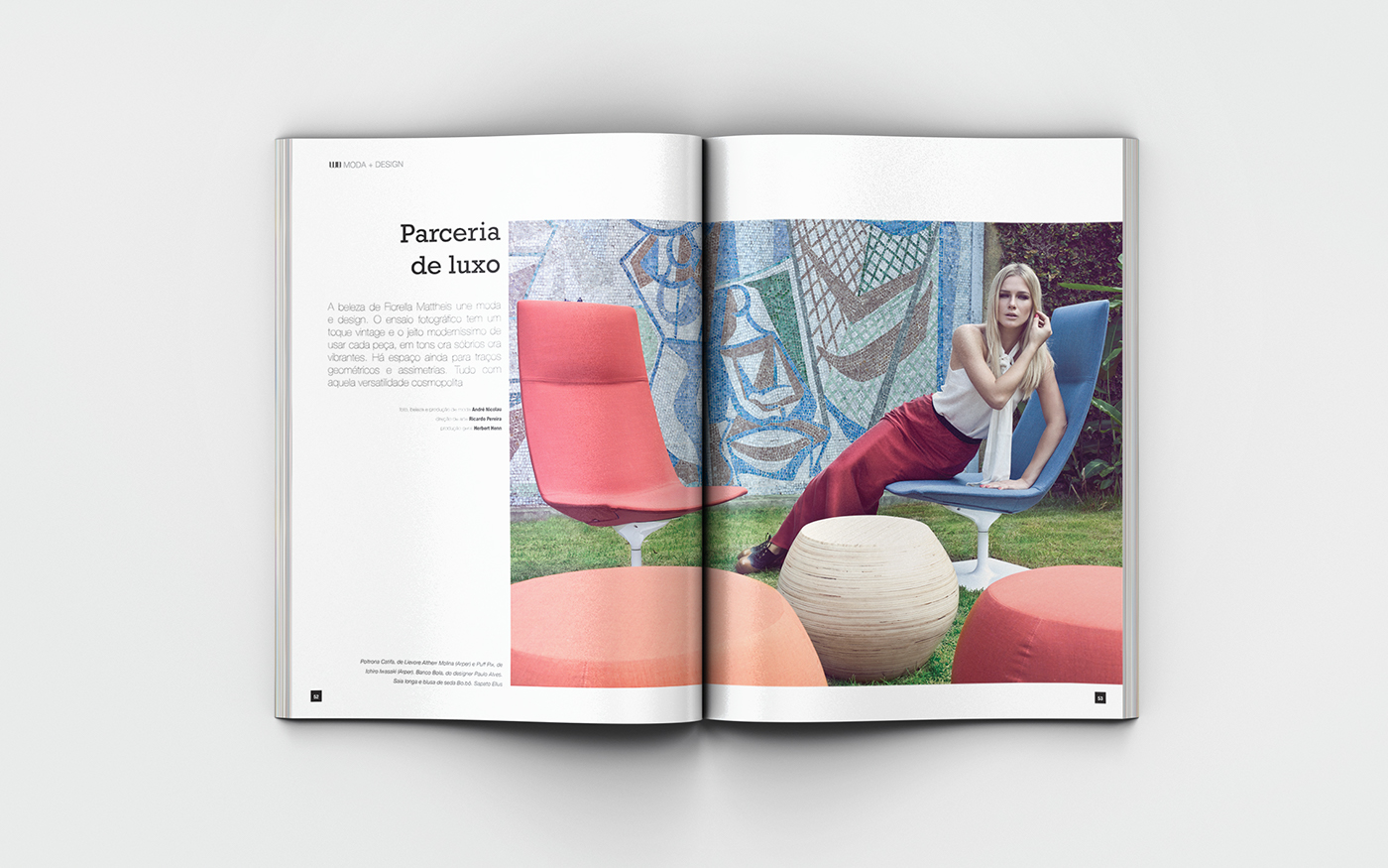 revista magazine revista customizada customized magazine design graphic design  editorial design  design gráfico art direction  Fashion 