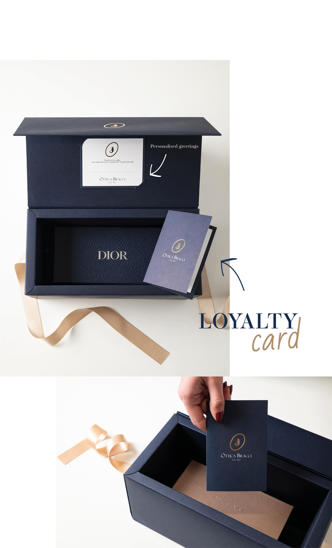 box packaging coffret design eyewear Fashion  graphic design  loyalty card Packaging Photography 
