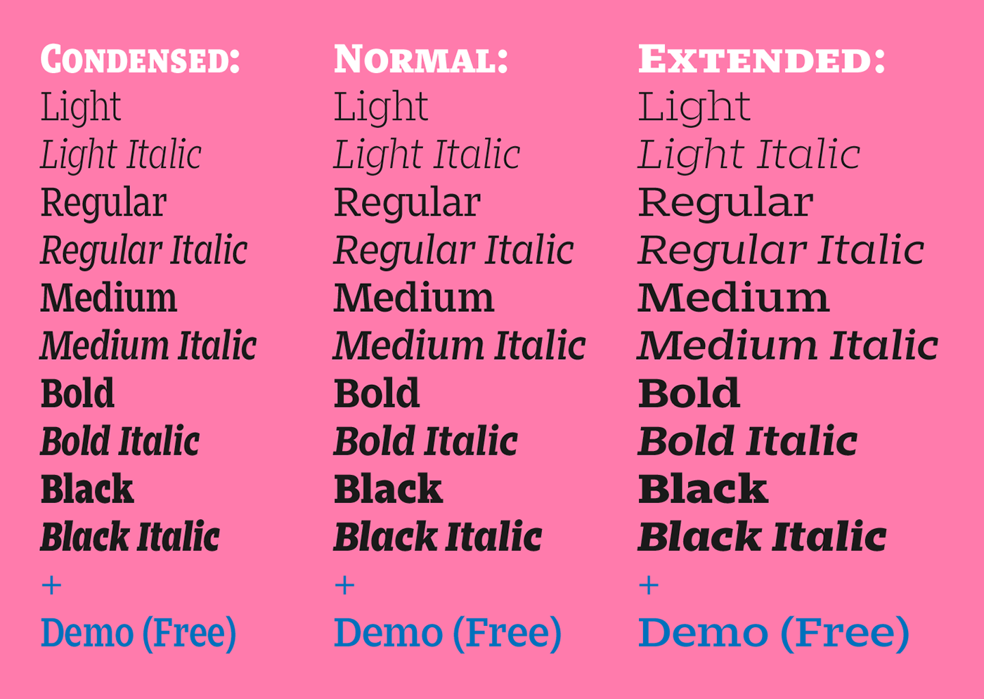 CarnokyType font slab slab-serif free text Layout editorial type design magazine