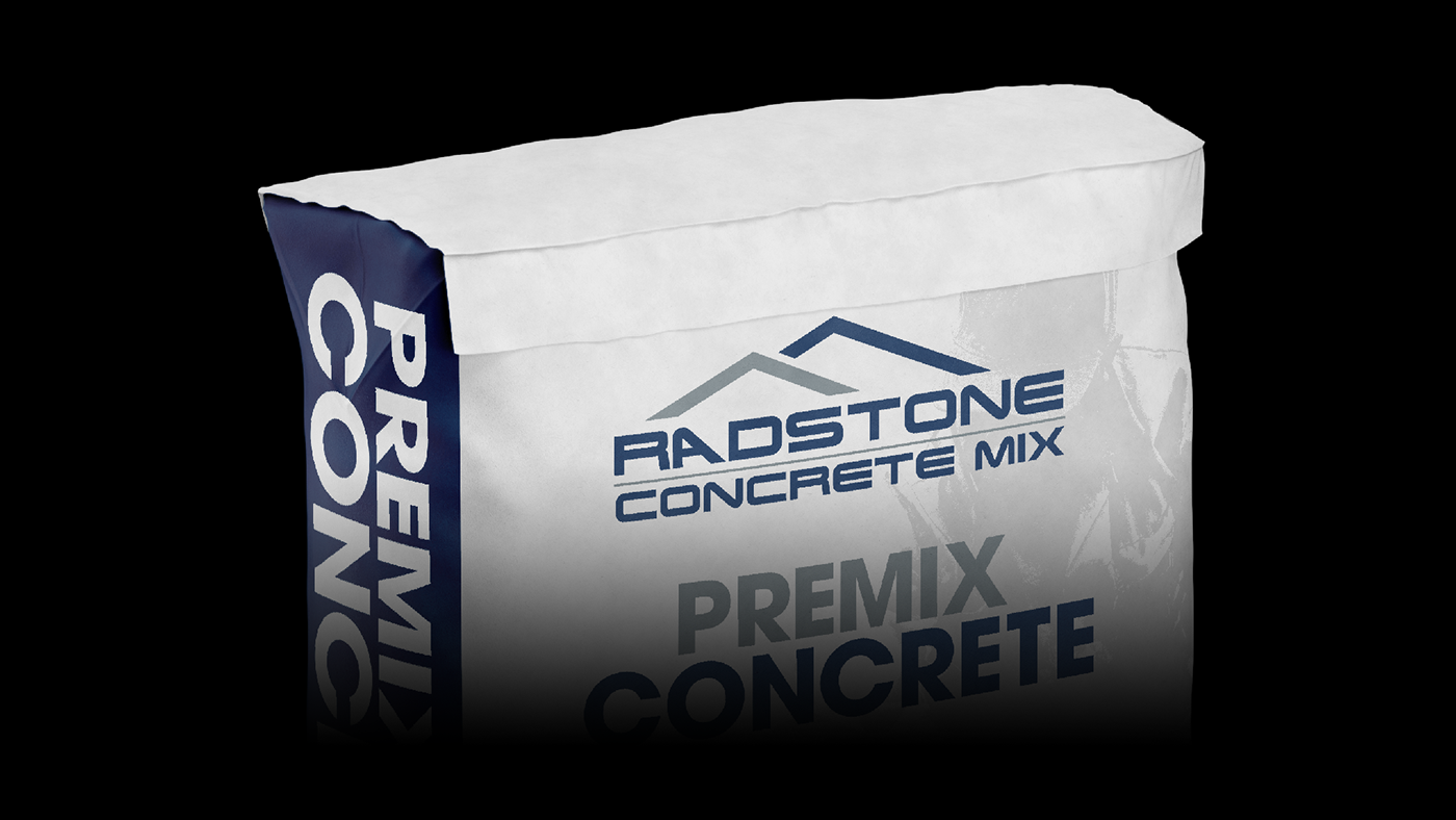 bag branding  cement concrete design graphic design  logo Logo Design mock up Packaging