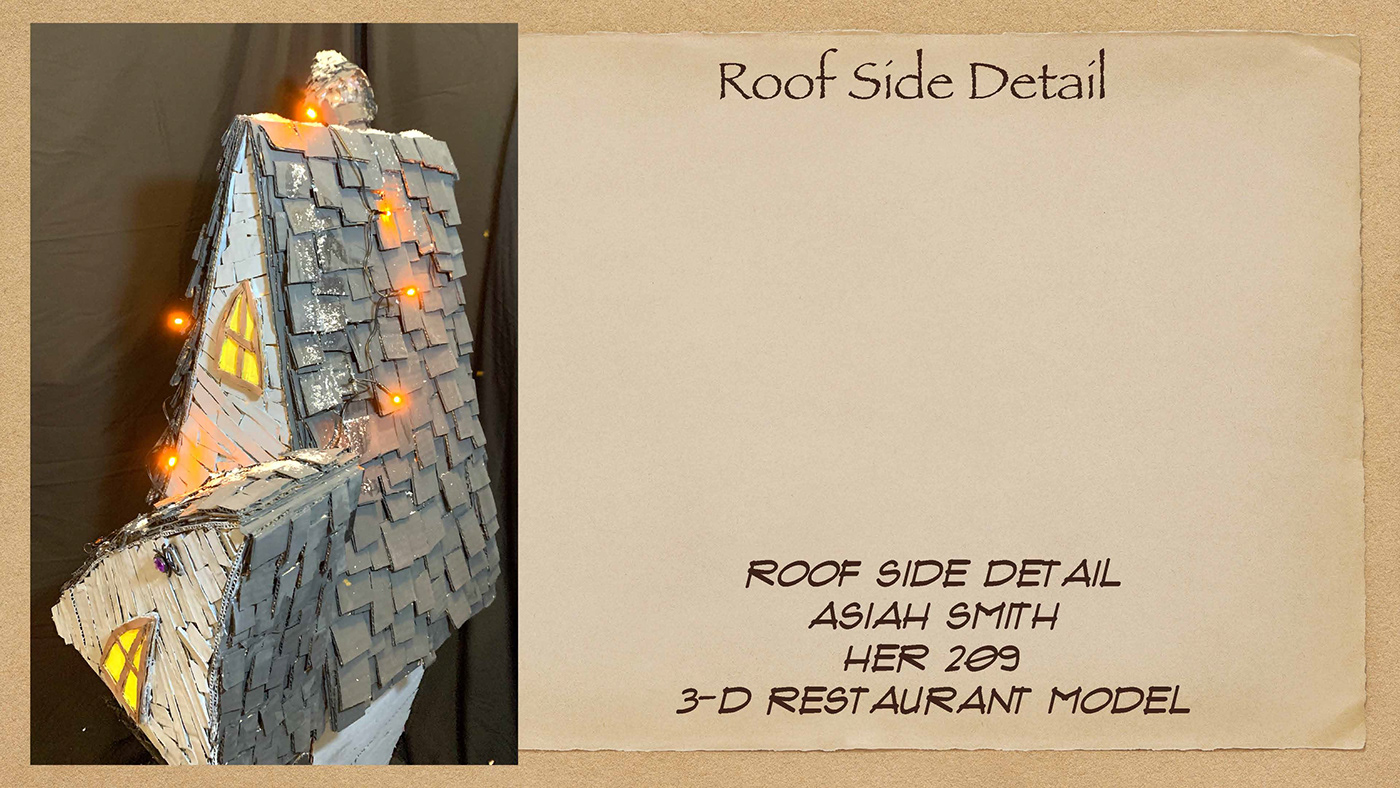 interior design  Physical 3D Model themed restaurant themedesign themeing