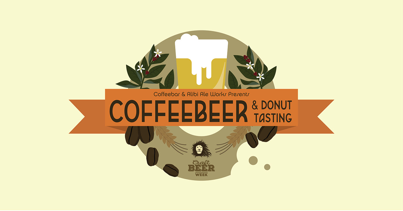 Coffee beer tasting Donuts Reno nevada Coffeebar flat design muse group