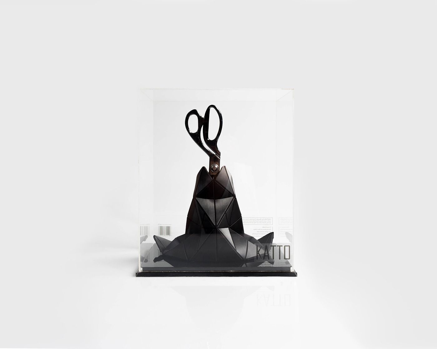 Packaging scissors geometric black White sleek contemporary edgy Fashion  design