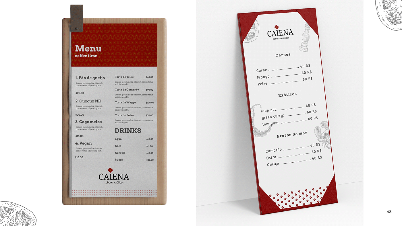 Brand Design design gráfico identidade visual marca Expocom Intercom restaurant Food  branding  embalagem