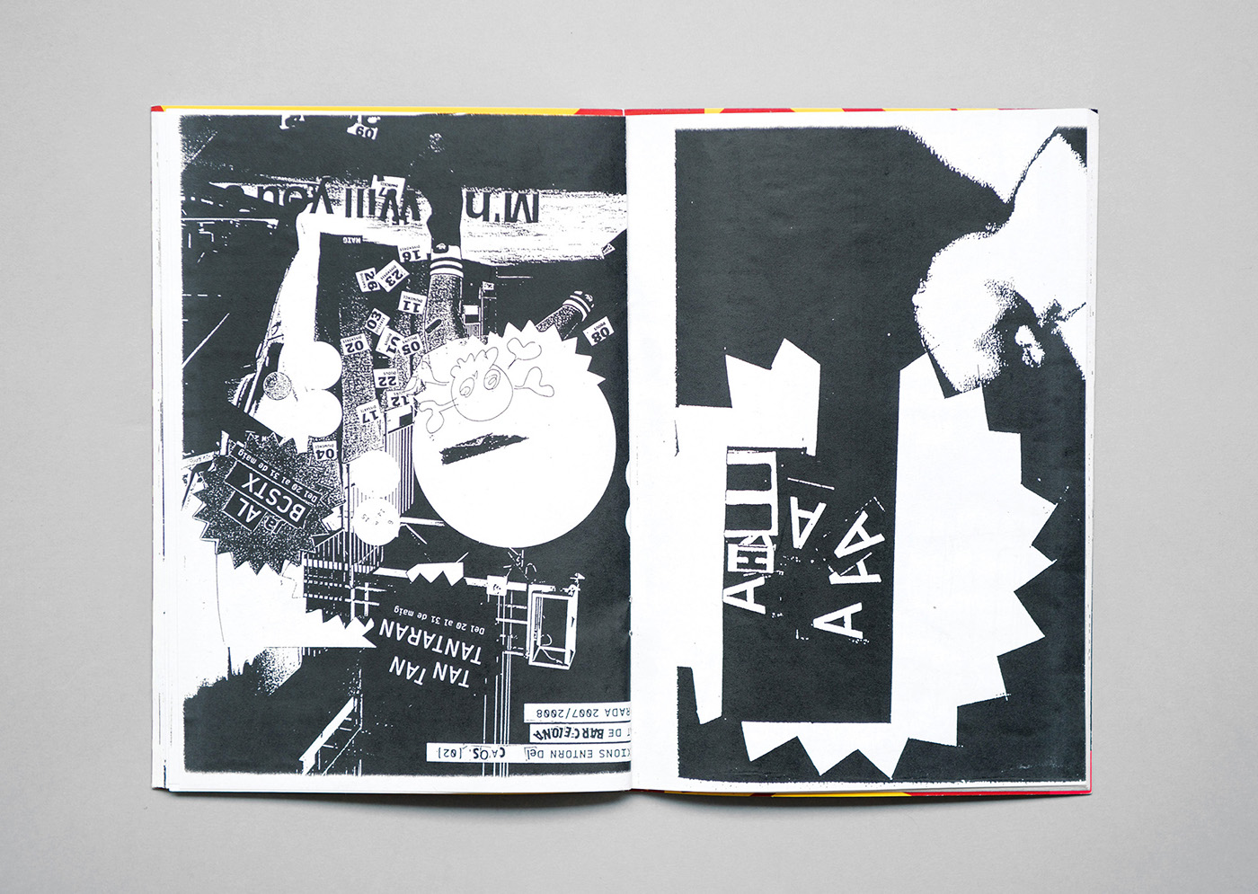 fanzine Xerox collage libros como churros barcelona elisava Zine 