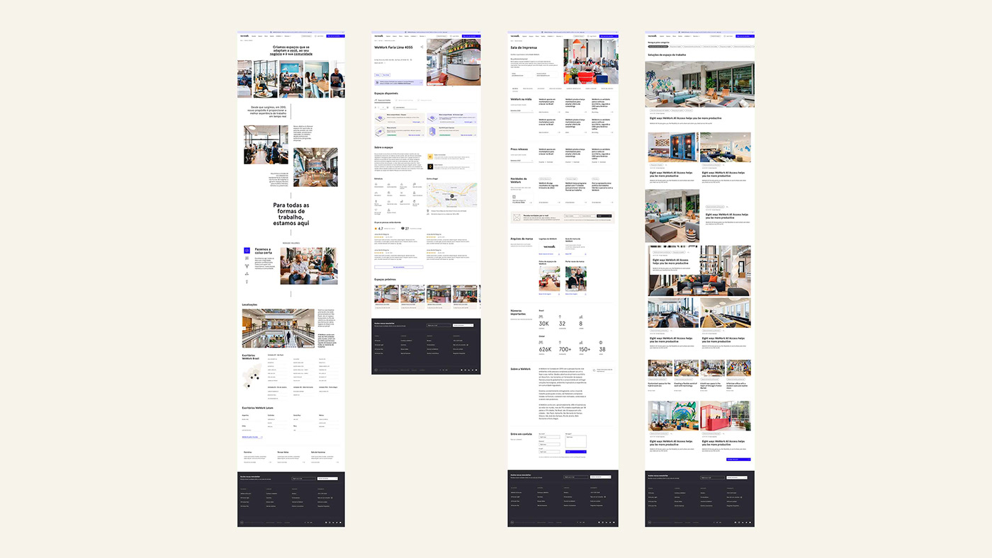 visual identity UI/UX Website interaction Responsive design design system site