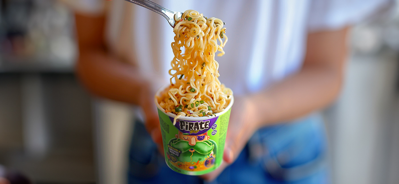 cartoon Food  instant noodles noodles packaging Packaging packaging design packagingdesign design instantfood