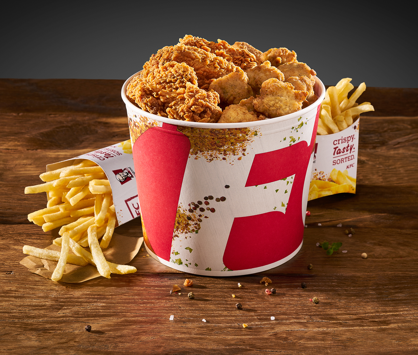 Food  Photography  retouch studio Advertising  food photography KFC postproduction Product Photography retouching 