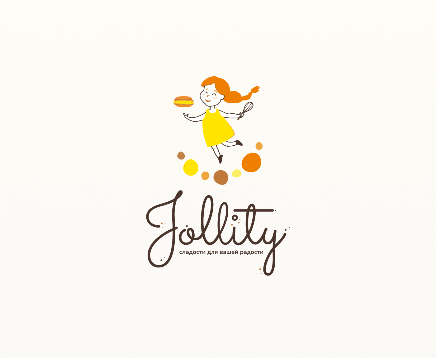 cake Jollity Sweetshop bakery bakery logo coffee shop delivery design Food  visual identity