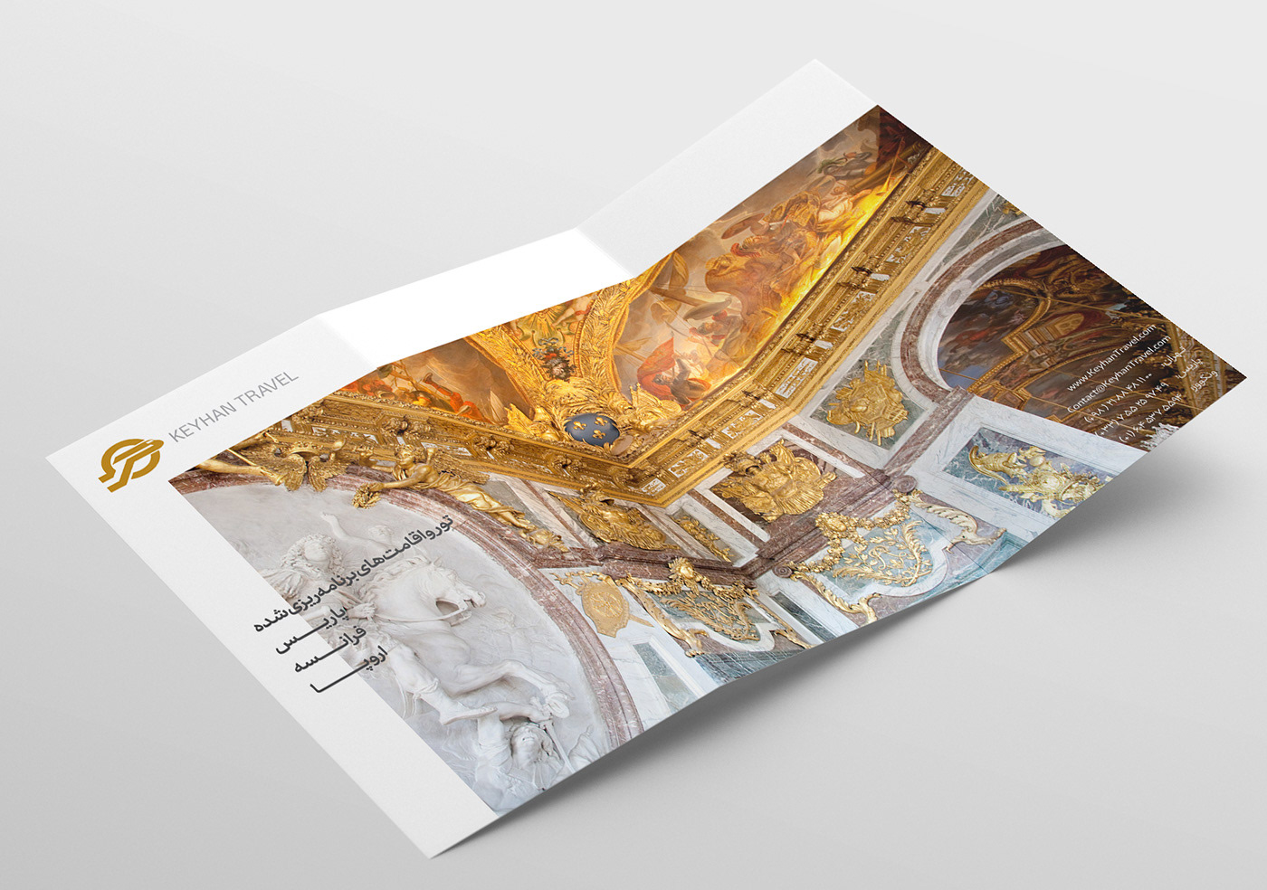 tourism Travel brochure graphic design print Layout france