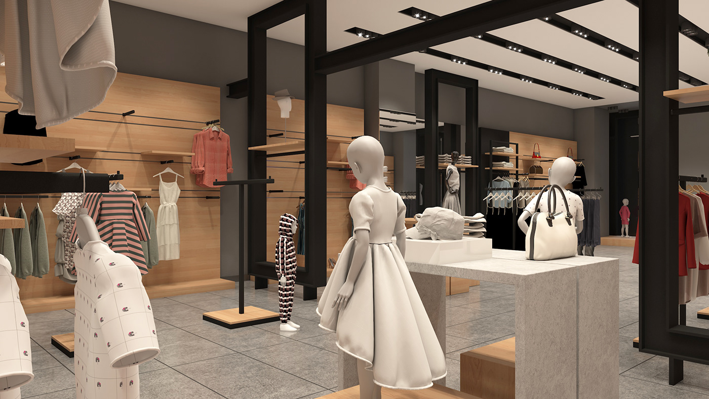 AQUA - Mall boutique on Behance