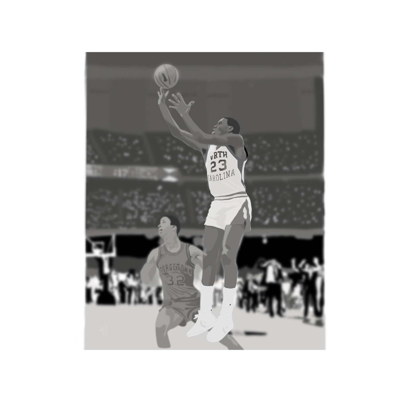 artwork baseball Digital Art  Drawing  Illustrator NBA Nike painting   Procreate sports