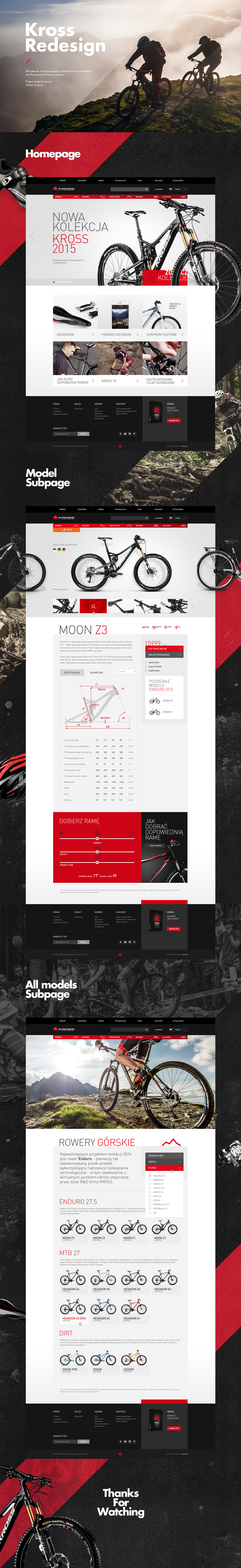 Website Webdesign UI ux Bike www Bicycle road websites Layout Theme site template red shop