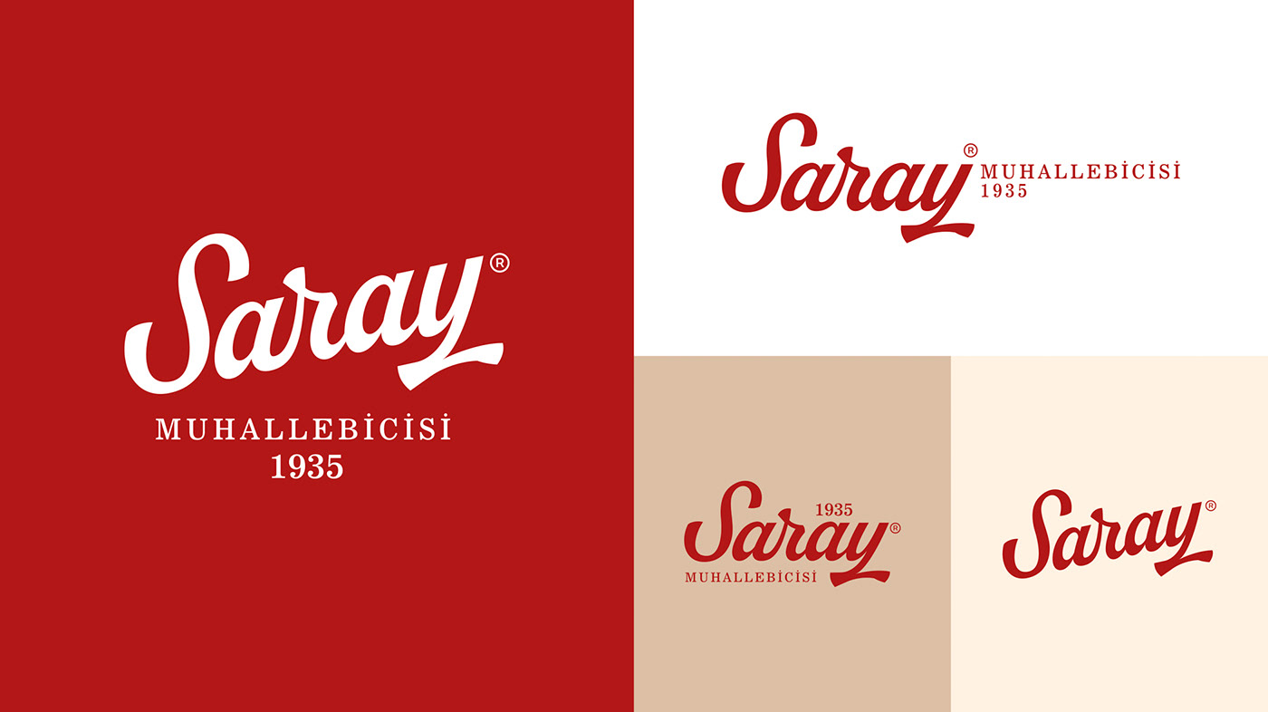 branding  Logo Design visual identity marketing   box design Packaging Advertising  turkish food Muhallebisi Saray