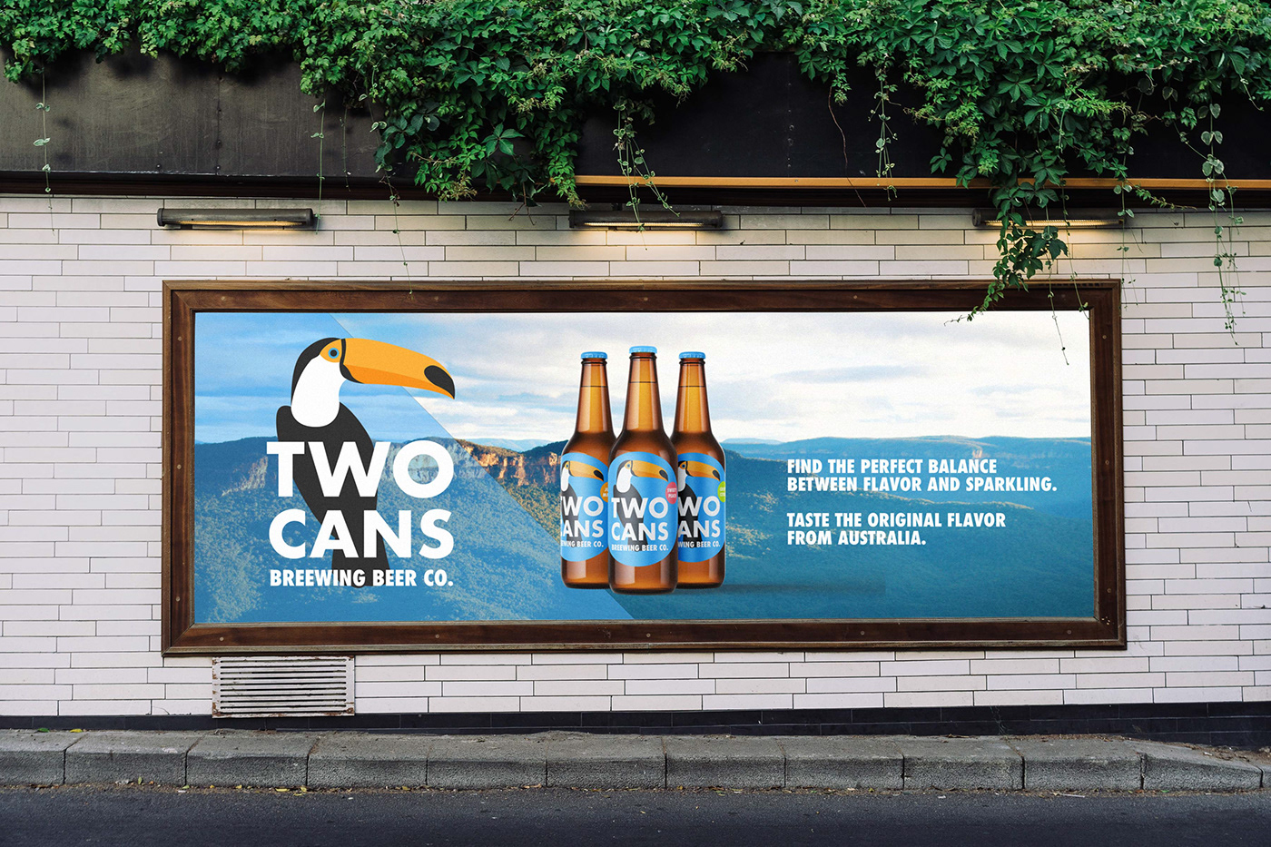 Australia beer Beer Packaging branding  drink flavor Fruit juice toucan