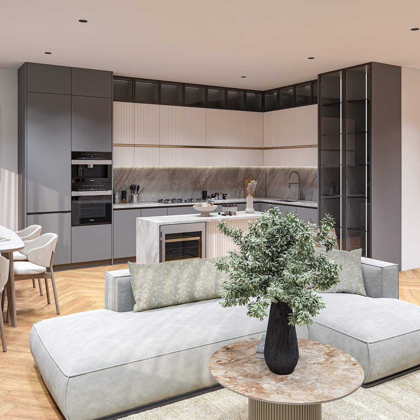 house 3D visualization 3ds max vray interior design  Render corona architecture modern