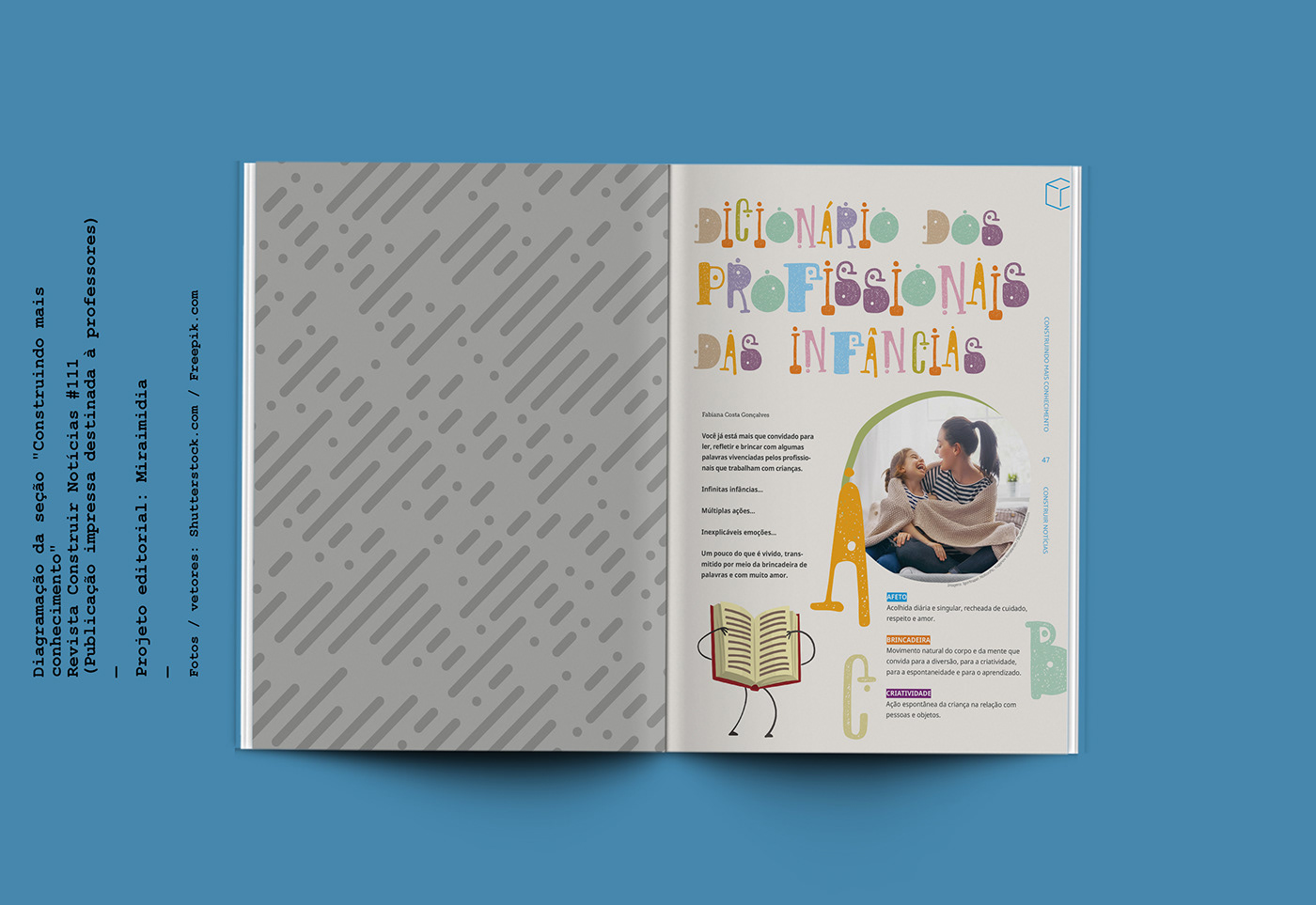 design editorial Education learning magazine