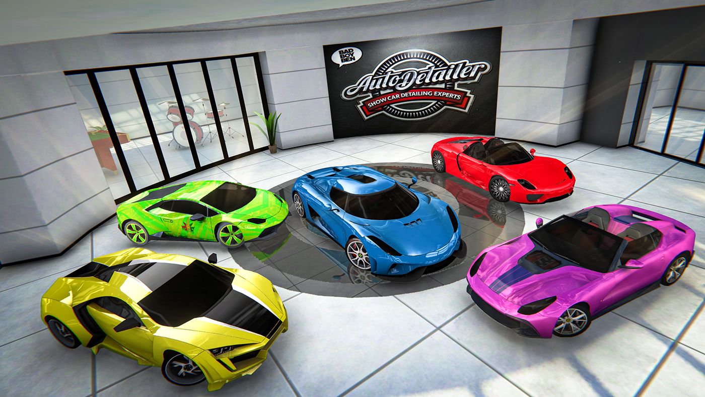 3D car game car game ui Car Stunt game gamedesign gameUI Level Design Render unity3D