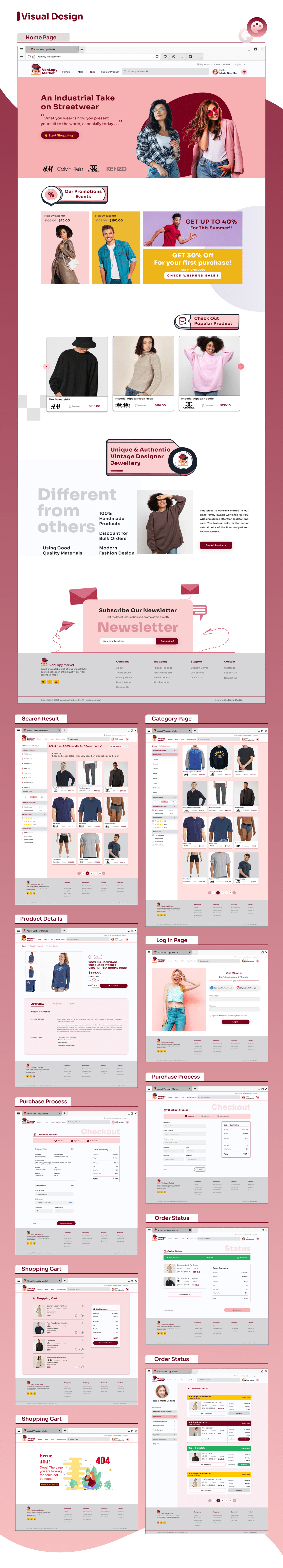 e-commerce E-commerce Design e-Commerce website Figma UI Case study ui design UI/UX user interface Web Design  Website