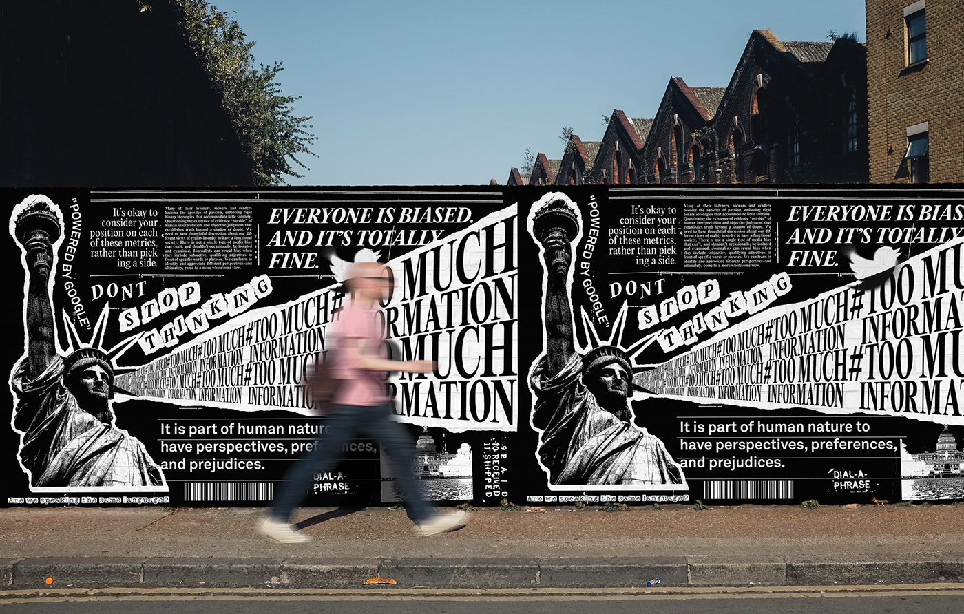 activism analog biasedmedia DesignForGood mailart modernism Mural poster statue of liberty typography  