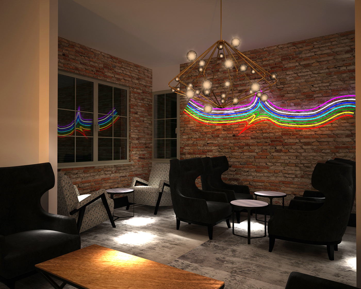 interiordesign architecture rendering 3dsmax cafe restaurant conceptual branding  realistic Render