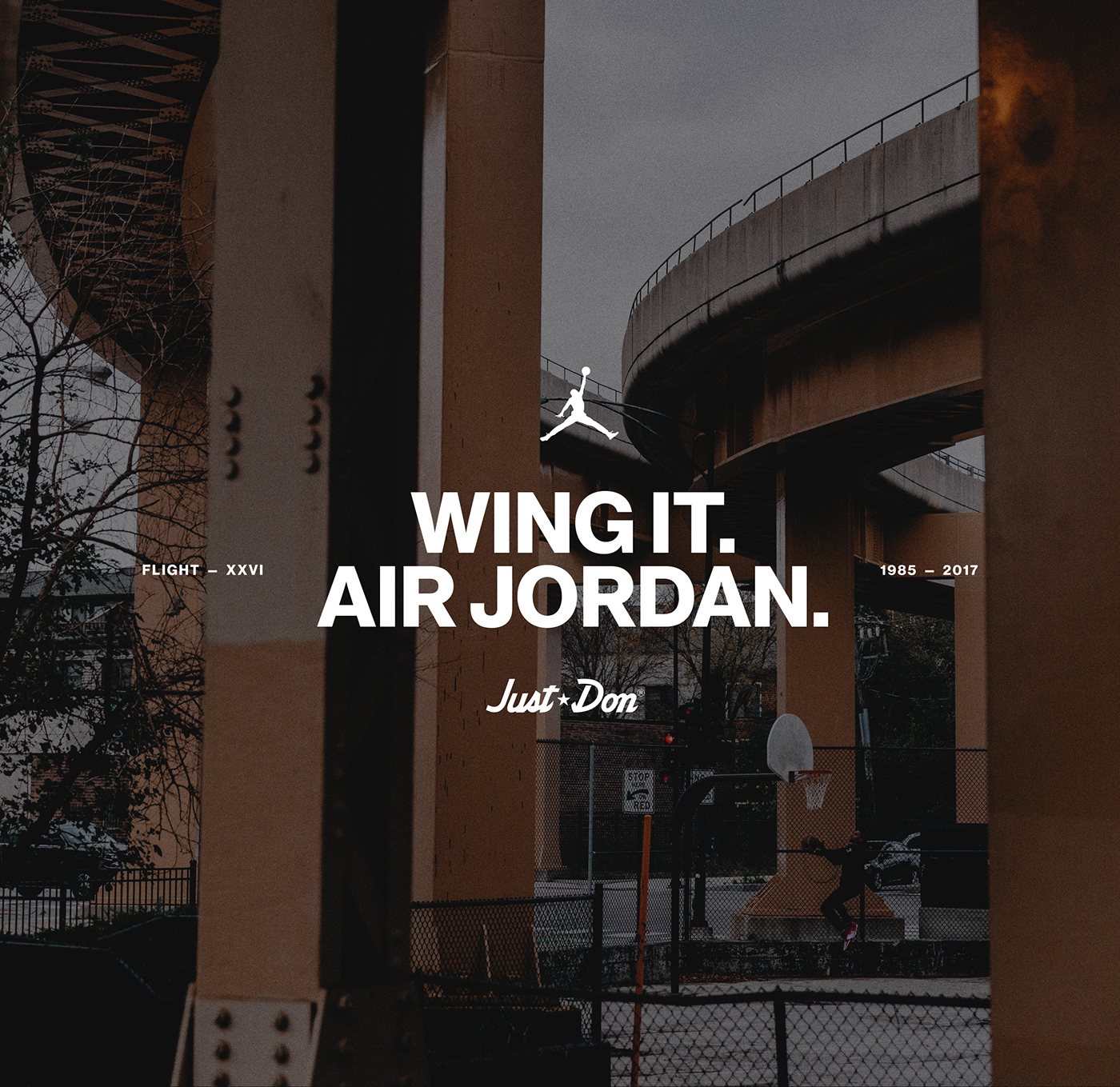 Nike jordan brand icon design  apparel Just Don branding 